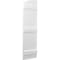 Ekena Millwork Americraft 4-Board (3 Batten) Wood Joined Board-n-Batten Shutters w/Ellipt Top, ARW401BE414X41WHH, PR ARW401BE414X41WHH - alternate 2